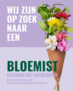 Bloemist Gezocht