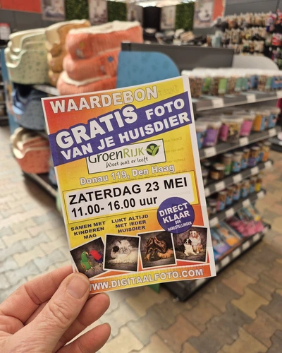 Zaterdag 23 mei: dierenfotograaf bij de Wilskracht