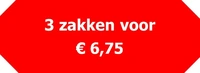 3 voor 6,75