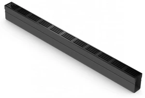 ACO Slimeline zwart aluminimum rooster 100