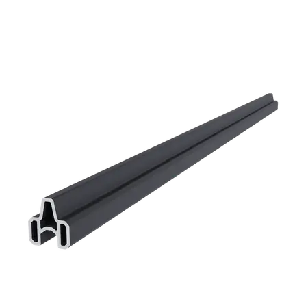 NewTechWood aluminium frameset t.b.v. reguliere schermplanken, zwart. - afbeelding 2