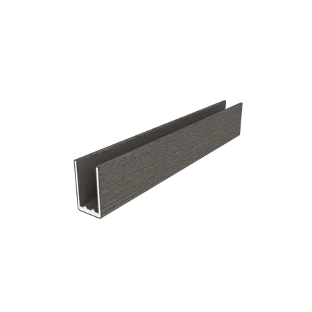 NewTechWood aluminium co-extrusie frameset t.b.v scherm i.c.m betonpalen, Silver gray - afbeelding 3