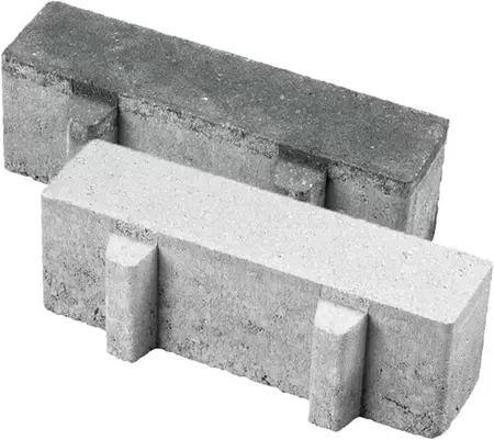 Aqua Bricks waterpasserend 10x30x8cm zwart 22% open