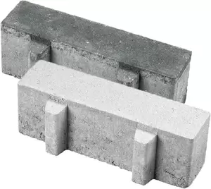Aqua Bricks waterpasserend 10x30x8cm zwart 22% open