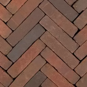 Art Bricks Waalformaat 5x20x6 cm bosch rood/paars
