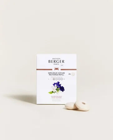 Autoparfum navulling 2 stuks Fleurs de Musc