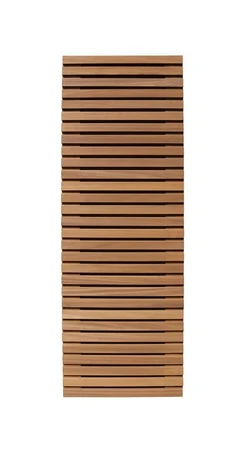 Thermovision Ayous enkelzijdig geschaafd latten paneel, recht horizontaal, 180 x 60 cm