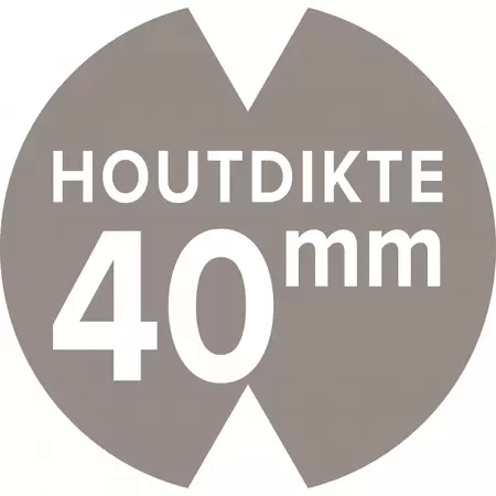 Bank Luuk, 40 mm dik, 96 x 200 x 74 cm (HxBxD). - afbeelding 2