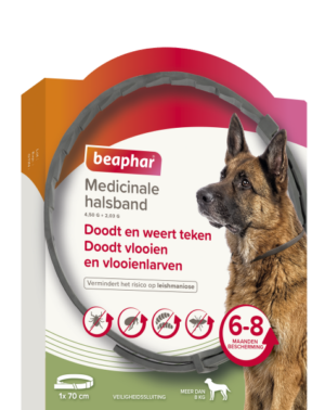 BEAPHAR Bea spc micinale halsband hond vanaf 8kg