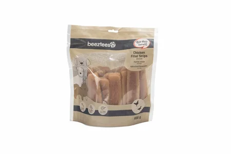 Beeztees Kipfilet Strips met eend – Hondensnack – 900 gr - afbeelding 3