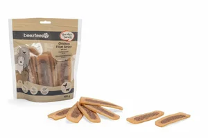 Beeztees Kipfilet Strips met lam – Hondensnack – 400 gr - afbeelding 2