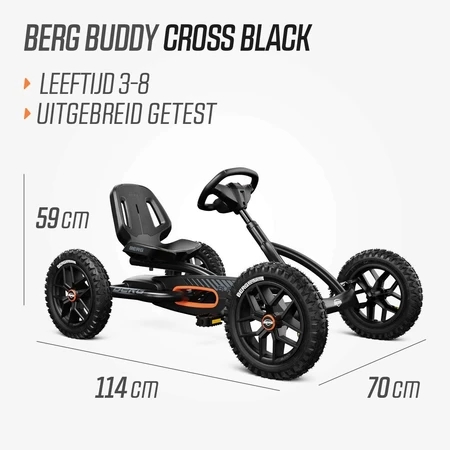 BERG Buddy Cross Black - afbeelding 2