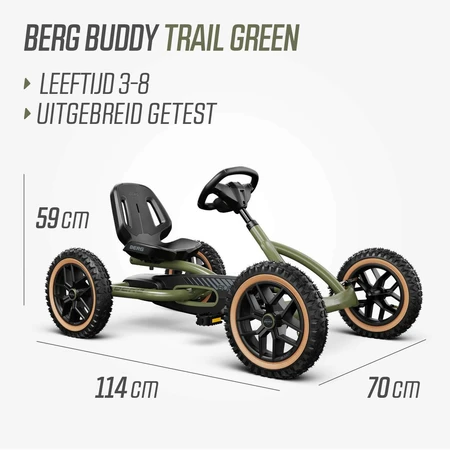 BERG Buddy Trail Green - afbeelding 2