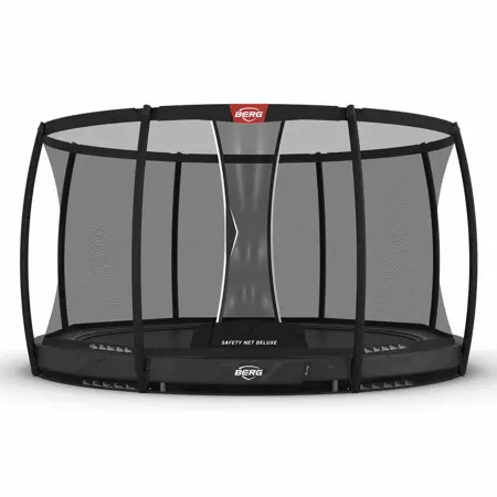 BERG Elite InGround 380 Grey + Safety Net Deluxe