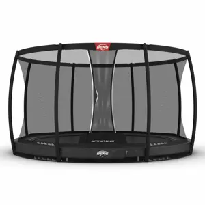 BERG Elite InGround 380 Grey + Safety Net Deluxe