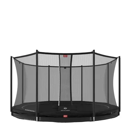 BERG Favorit InGround 380 Black + Safety Net Comfort