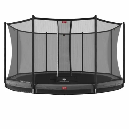 BERG Favorit InGround 380 Grijs + Safety Net Comfort