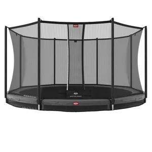BERG Favorit InGround 380 Grijs + Safety Net Comfort