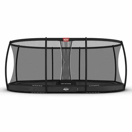 BERG Grand Champion InGround 520 Grijs + Safety Net Deluxe