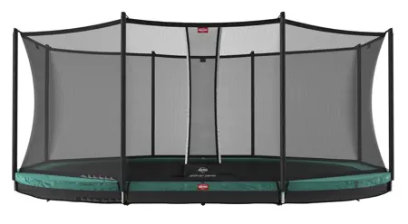 BERG Grand Favorit InGround 520 Groen + Safety Net Comfort