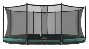 BERG Grand Favorit InGround 520 Groen + Safety Net Comfort