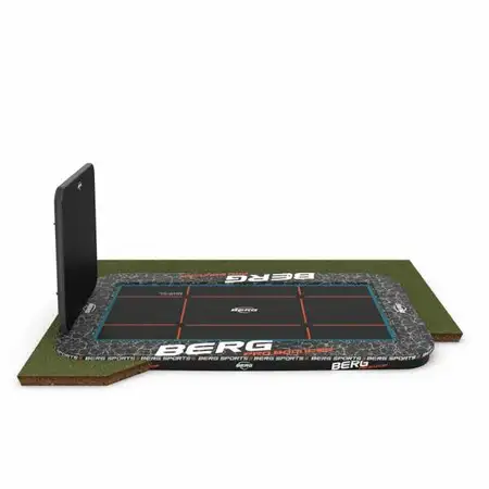 BERG SPORTS Ultim Pro Bouncer FlatGround 500 + AeroWall