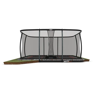 BERG SPORTS Ultim Pro Bouncer FlatGround 5x5 + Safety Net XL