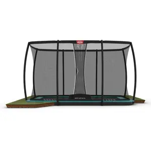 BERG Ultim Champion FlatGround 410 Groen + Safety Net DLX XL