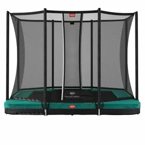 BERG Ultim Favorit InGround 280 Groen + Safety Net Comfort