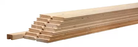 Betowood scherm vuren inclusief afdekkap 187 x 224 cm, groen geïmpregneerd.