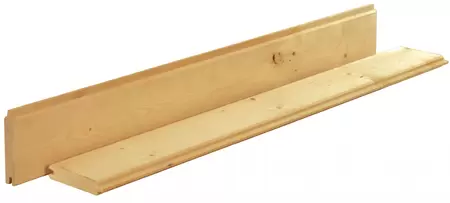Scandinavisch vuren geschaafd blokhutprofiel 2,8 x 14,5 x 420 cm, groen geïmpregneerd. - afbeelding 1