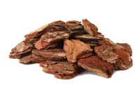 Boomschors en cacaodoppen