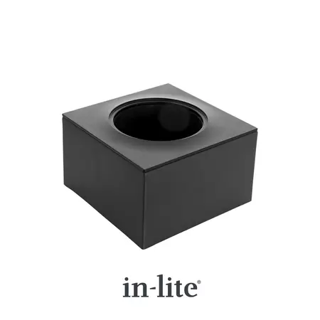 In-lite Box 1 Black afdekplaat - afbeelding 3