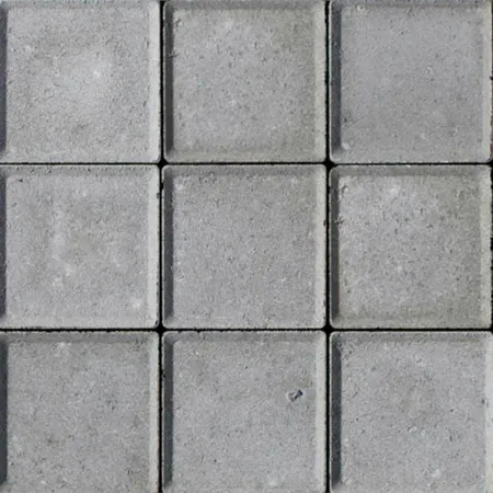 Halve Betonklinkers grijs met deklaag  10x10x8
