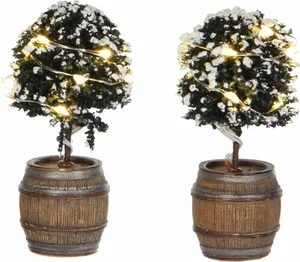 LUVILLE ORIGINALS Buxesboompjes in ton 2st