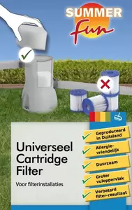 Cartridgefilter universeel