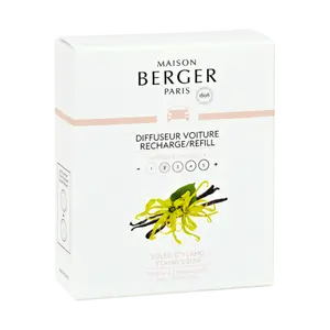 Autoparfum navulling 2 stuks Soleil d'Ylang