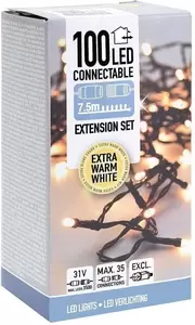 Connectable Extend 100LED (Extra warm wit)