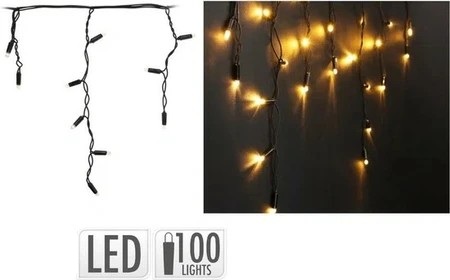 Connectable ijspegel 100 led warm white