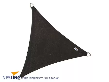 Coolfit Schaduwdoek Driehoek  Zwart 3,6 x 3,6 x 3,6m - afbeelding 1