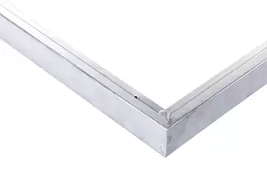Daktrim aluminium recht t.b.v. maximale dakmaat 350 x 350 cm. - afbeelding 1