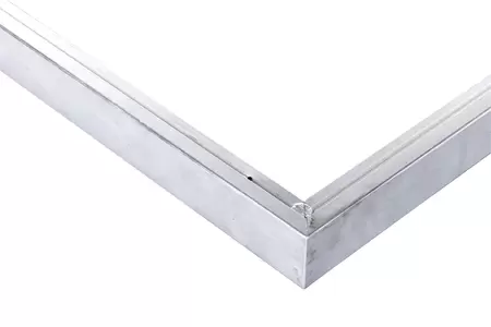 Daktrim aluminium recht t.b.v. maximale dakmaat 505 x 350 cm. - afbeelding 1