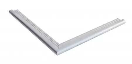Daktrim aluminium met ronde kraal t.b.v. maximale dakmaat 1250 x 600 cm. - afbeelding 1