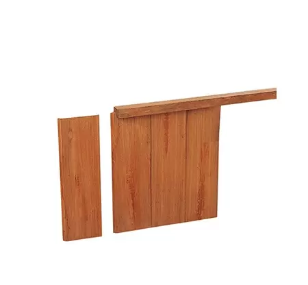 AZ Hardhouten geschaafde damwand 3,0 x 20,0 x 300 cm (werkend 18,5 cm).