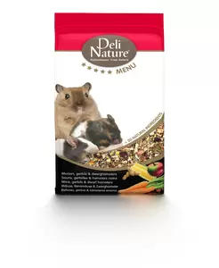 Deli nature 5* Menu Muis/Gerbil/(Dwerg)hamster (750g)