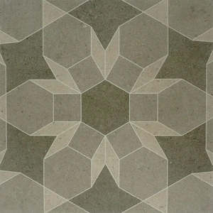 Designo Mosaic 3D natural 60 x 60 x 3 bruin gen.