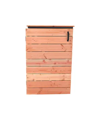 Douglas containerkast enkel op zwart frame, (HxBxD) 118 x 77 x 85 cm, onbehandeld