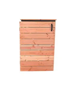 Douglas containerkast enkel op zwart frame, (HxBxD) 118 x 77 x 85 cm, onbehandeld