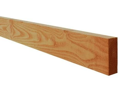 Douglas fijnbezaagde gording 7,5 x 22,5 x 400 cm, groen geïmpregneerd