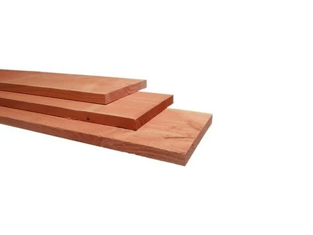 Douglas fijnbezaagde plank 3,2 x 20 x 500 cm, onbehandeld